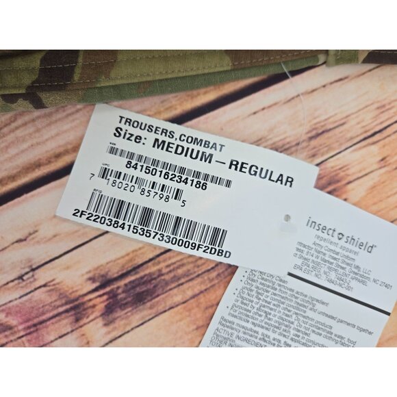 Combat Trousers Medium Regular 34x32 EPA Reg No. 74843-2 NWT - Picture 4 of 10